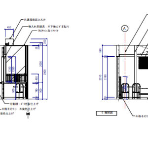 ゆったりとした空間の婦人靴売り場 【環境図_02】