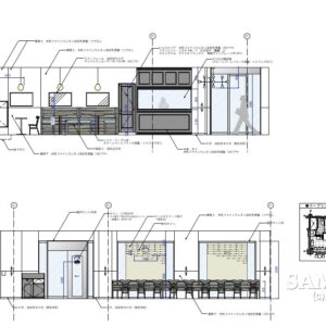 ゆったりとした空間の婦人靴売り場 【環境図_02】