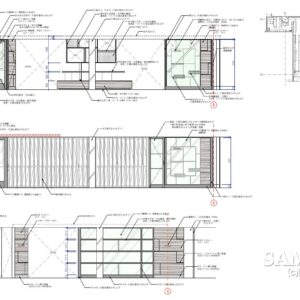 ゆったりとした空間の婦人靴売り場 【環境図_02】
